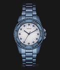 Guess U0702L1 Women Iconic White Dial Sky Blue Classic Stainless Steel-0