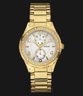 Guess W0442L2 Women Iconic Silver Dial Gold-tone Stainless Steel Watch-0