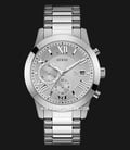 Guess Atlas W0668G7 Chronograph Silver Dial Stainless Steel Strap-0