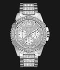 Guess Frontier W0799G1 Crystal Silver Dial Stainless Steel Strap-0