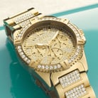 Guess Frontier W0799G2 Gold Dial Stainless Steel Strap-4