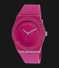 Guess W0979L9 Pink Dial Pink Silicon Strap-0