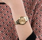 Guess Chelsea W0989L2 Ladies Gold Dial Gold Stainless Steel Strap-3