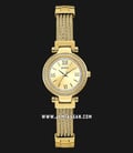 Guess Mini Soho W1009L2 Gold Dial Gold Stainless Steel Strap-0