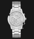 Guess W1070L1 Ladies Silver Dial Stainless Steel Strap-0