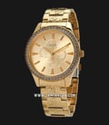 Guess Anna W1280L2 Ladies Champagne Dial Gold Tone Stainless Steel Strap-0