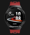 Huawei Hector GT2E-Hector-B19R Sport Men Digital Dial Lava Red Rubber Strap-0