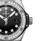 Hublot Big Bang 485.SX.1270.RX.1204 One Click Steel Diamonds Dial Black Structured Rubber Strap-1