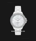Hugo Boss Classic 1502454 Ladies White Mother of Pearl Dial White Ceramic Strap-0