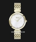 Hugo Boss 1502479 Ladies Mother of Pearl Dial Gold Stainless Steel Strap-0