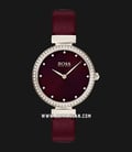 Hugo Boss 1502481 Ladies Red Dial Red Leather Strap-0