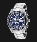 INVICTA Specialty 1013 Chronograph Blue Dial Stainless Steel Strap-0