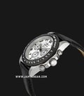 INVICTA Speedway 10708 Chronograph White Dial Black Leather Strap-1