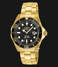 INVICTA Pro Diver 14356 Black Dial Gold Stainless Steel Strap-0