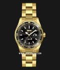 INVICTA Pro Diver 25822 Master Of The Oceans Black Dial Gold Stainless Steel Strap-0