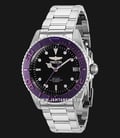 INVICTA Pro Diver 36769 Lady Automatic Black Dial Silver Stainless Steel Strap-0