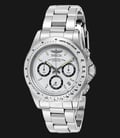 INVICTA Signature 7025 Chronograph White Dial Stainless Steel Strap-0