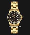 INVICTA Pro Diver 8929 Automatic Black Dial Gold Stainless Steel Strap-0