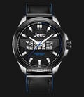 Jeep Grand Cherokee JPG900102MA Automatic Men Black Dial Black Leather Strap-0