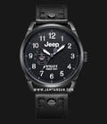 Jeep Willys JPL200201MA Open Heart Automatic Men Black Dial Black Leather Strap-0