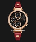 Jeep Sport JPS-SW010Red Ladies Smartwatch Digital Dial Red Leather Strap-0