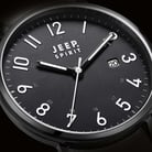 Jeep Montre Retro JPS500101M Men Black Dial Grey Leather Strap-2