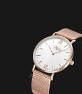 Jonas & Verus Y01646-Q3.PPWBP_X01646-Q3.PPWBP Couple White Dial Rose Gold Stainless Steel Strap-1