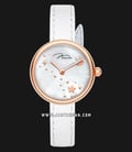 Jonas & Verus Lumiere L25.10.PWLW Ladies Mother of Pearl Dial White Leather Strap-0