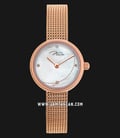 Jonas & Verus Lumiere L25.11.PWBP Mother of Pearl Dial Rose Gold Stainless Steel Mesh Strap-0