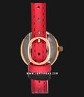 Jonas & Verus Lumiere L25.11.PWLRD Ladies Mother of Pearl Dial Red Leather Strap-2