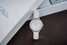 Jonas & Verus My Queen Series X00752-Q3.WWWLW Ladies Quartz Watch Minimalist Leather Strap White-1