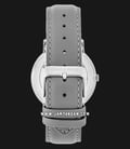 Jonas & Verus Surging Y01544-A0.WWWLH Automatic Men White Silver Dial Grey Leather Strap-3