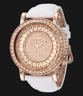 Juicy Couture 1900850 Queen Couture White Embossed Leather Strap-0