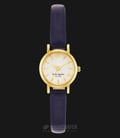 Kate Spade New York 1YRU0456 Navy Tiny Metro Mother of Pearl Dial Blue Leather Strap-0