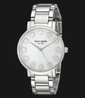 Kate Spade 1YRU0736 Gramercy White Dial Stainless Steel Bracelet Watch-0