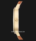 Kate Spade New York Metro 1YRU0835 White Mother of Pearl Dial Brown Leather Strap-1
