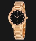 Kate Spade KSW1044 Gramercy Black Dial Rose Gold Stainless Steel Bracelet Watch-0