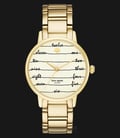 Kate Spade KSW1060 Gold Chalkboard Gramercy Cream Dial Gold-tone Stainless Steel-0