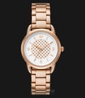 Kate Spade Boathouse Rose Gold KSW1167 White Dial Rose Gold Stainless Steel Strap-0