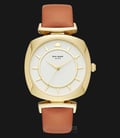 Kate Spade New York KSW1225 White Dial Brown Leather Strap-0