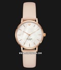 Kate Spade New York Metro KSW1403 Mother of Pearl Dial Beige Leather Strap-0