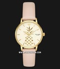 Kate Spade New York Metro KSW1443 Beige Dial Pink Leather Strap-0