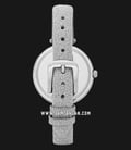 Kate Spade New York Holland KSW1475 White Dial Silver Glitter Leather Strap-2