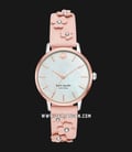 Kate Spade New York Metro Floral KSW1513  Mother of Pearl Dial Pink Floral Leather Strap-0