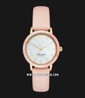 Kate Spade New York KSW1520B SET Mother of Pearl Dial Pink Leather Strap + Free Bezel-0