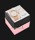 Kate Spade New York KSW1520B SET Mother of Pearl Dial Pink Leather Strap + Free Bezel-3