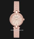 Kate Spade New York KSW1545 Rose Gold Dial Brown Leather Strap-0
