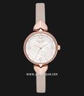 Kate Spade New York KSW1548 White Mother of Pearl Dial Gray Leather Strap-0