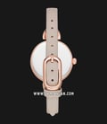 Kate Spade New York KSW1548 White Mother of Pearl Dial Gray Leather Strap-2
