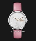 Lacoste Lexi 2001057 Ladies Silver Dial Pink Leather Strap-0